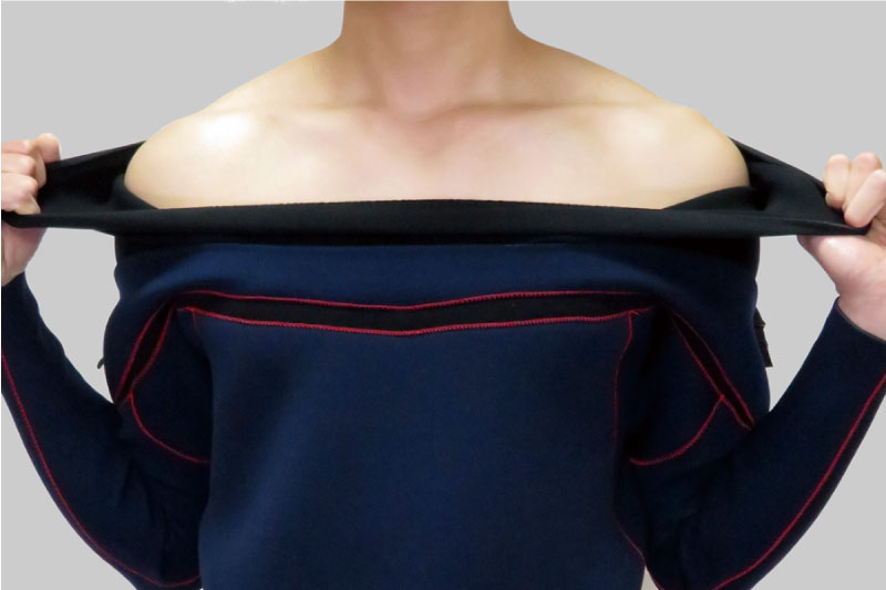 標準仕様 インナーネック ストレッチ素材RFX700